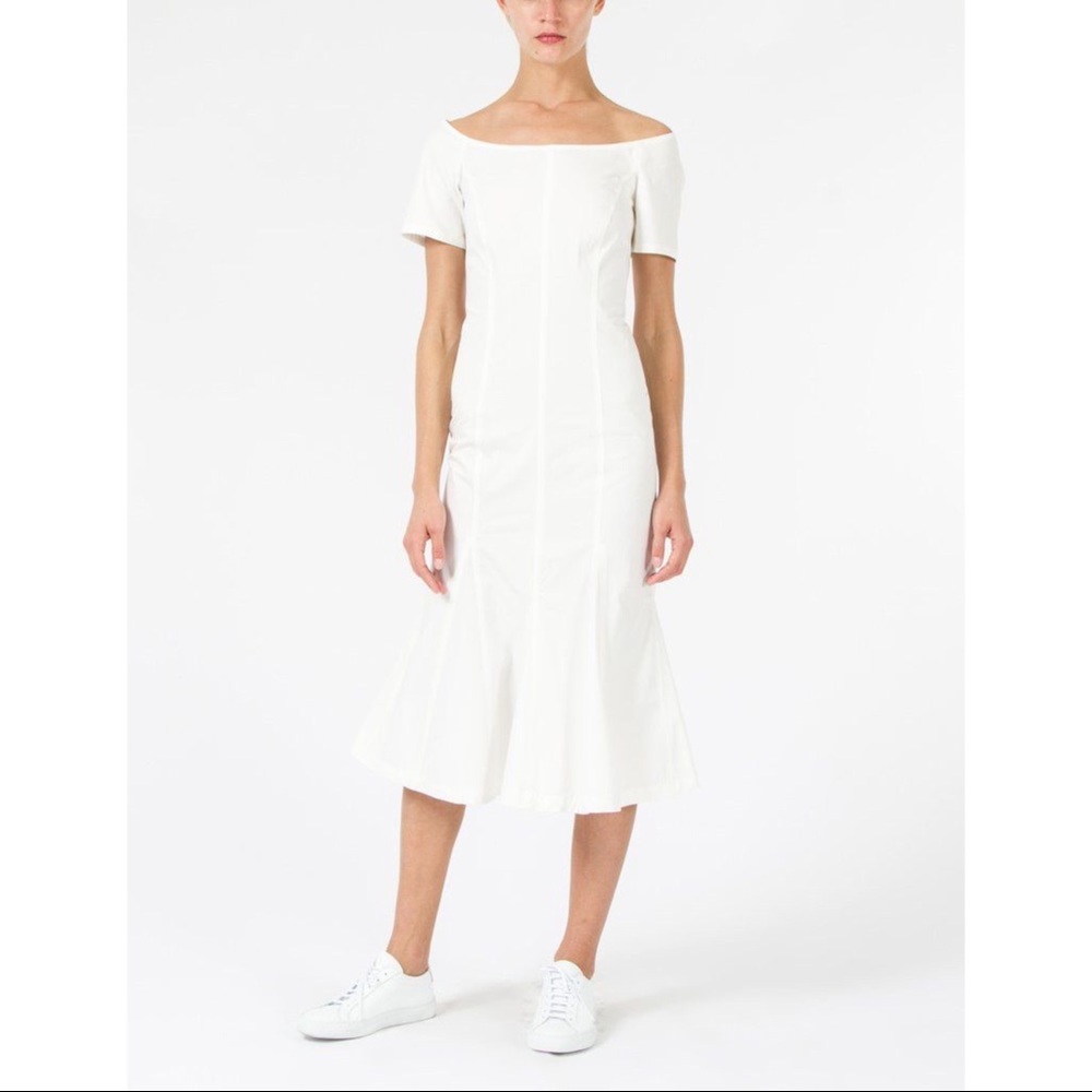 Creatures of Comfort White Azule Dress NWOT XS